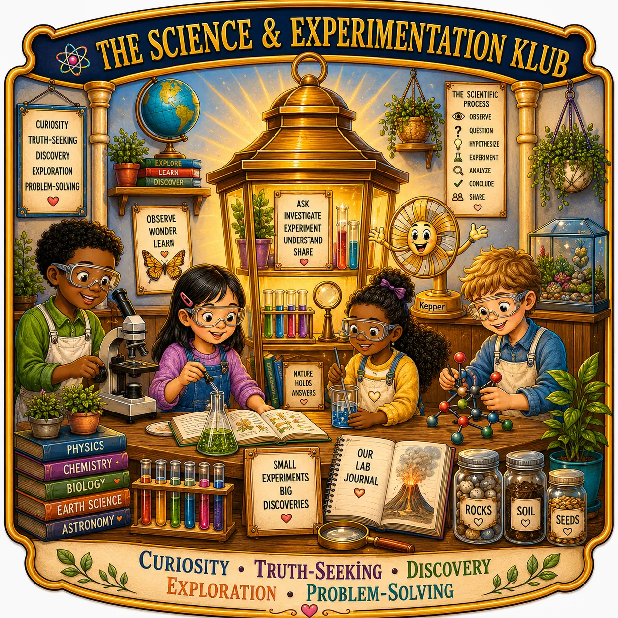 The Science and Experimentation Klub illustration
