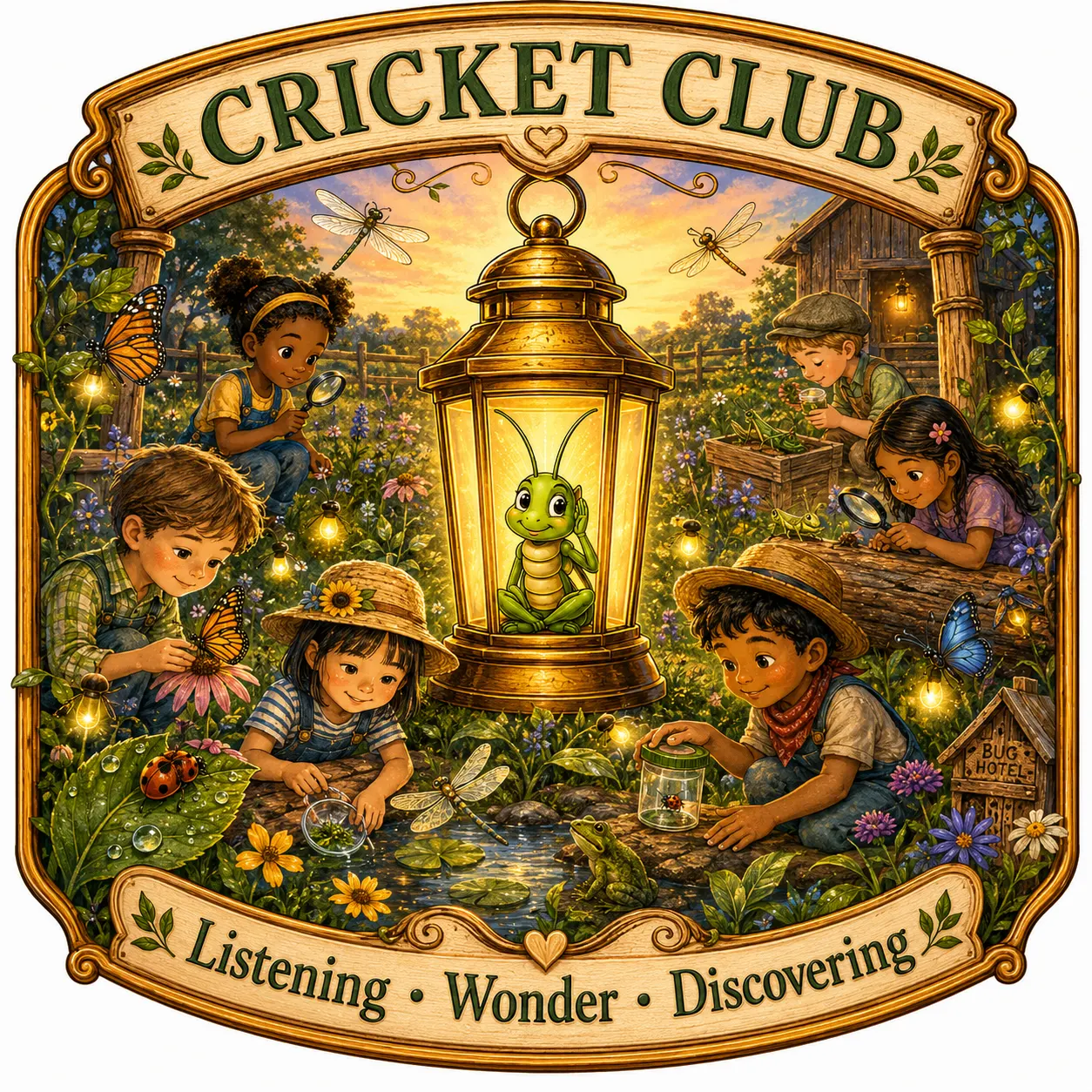 The Cricket Club illustration